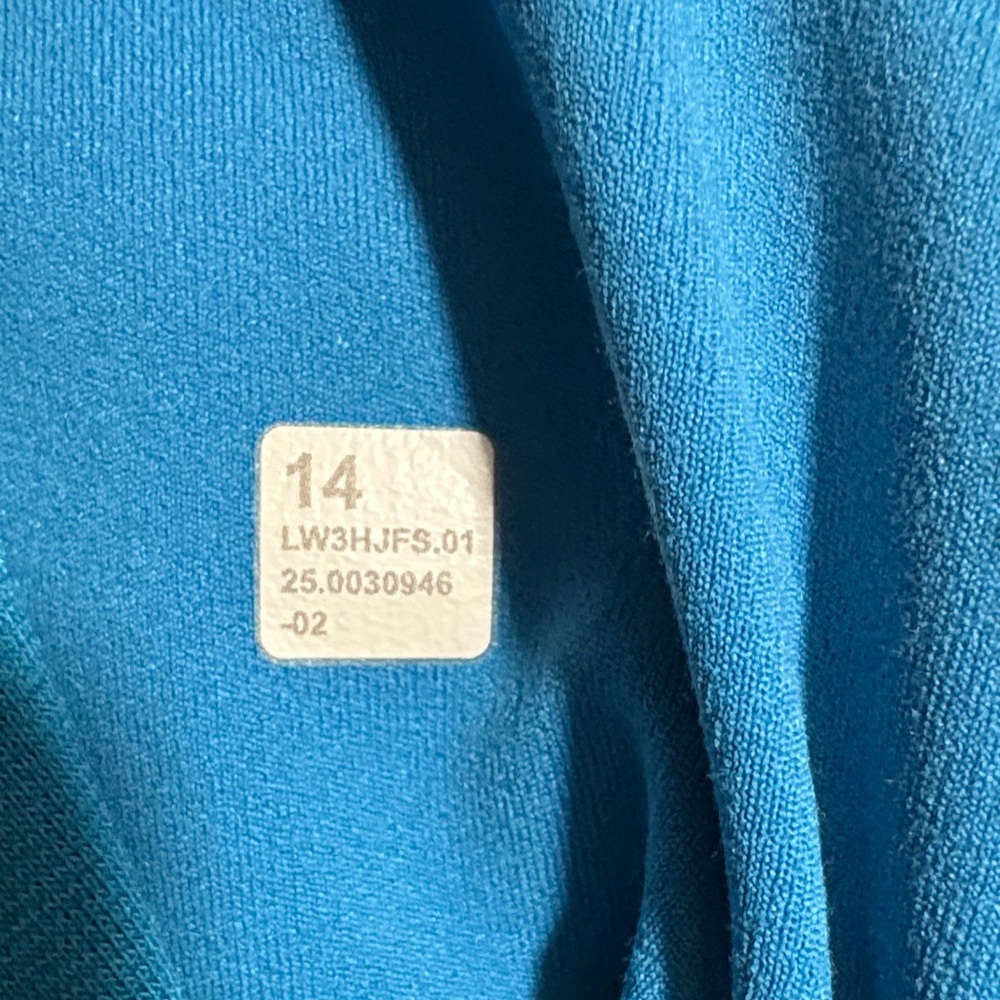 Lululemon Define Cropped Nulu Jacket ~ 12 ~ Hawaiian Blue - Picture 7 of 11